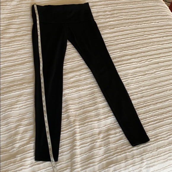 ❌SOLD Black Fold-over Yoga Pants - Picture 4 of 8